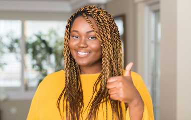 Why Blonde Box Braids in Line with Black Roots are So Trendy